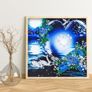 Love the swan 5D DIY Partial Special Shape Drill Diamond Painting