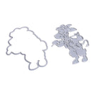 Horse Pattern DIY Cutting Dies Stencil Silicone Seal for Scrapbooking Decor