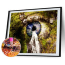 5D Diamond Painting Eye Waterfall Full Round Rhinestone DIY Home Decoration G