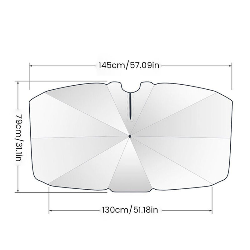 Window Protector Visor Umbrella Front Cover Car Windshield Sunshade Umbrella