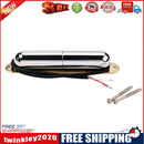 V Magnet Lipstick Tube Pickup Guitar Single Coil for ST Guitar (Chrome)