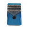 17 Keys Kalimba Wood Mahogany Mbira Thumb Piano Musical Instrument (Blue)