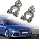 Tin Plated Brass Battery Terminals Connectors Positive + Negative 12V Universal