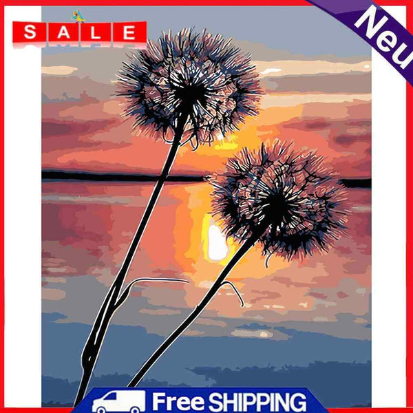 40x50cmNight Scenery Oil Paint By Numbers Picture Painting