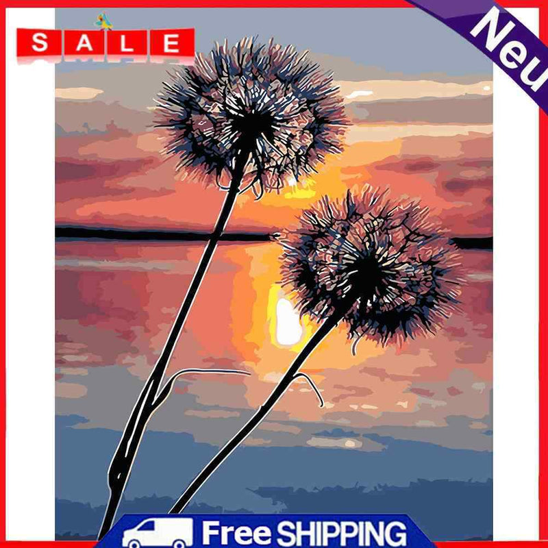 40x50cmNight Scenery Oil Paint By Numbers Picture Painting