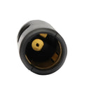 12V European Plug Motorcycle DIN Socket Cigarette Lighter Adapter Black