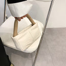 Women Fashion Plaid PU Leather Shoulder Bag Lady All-match Phone Messenger Bag