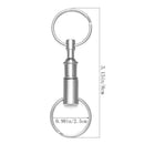 Separable Double Ring Removable Child-mother Buckle Keychain Key Ring Separate