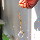Colorful Crystal Wind Chimes Pendant Prisms Jewelry Home Garden Hanging Craft