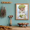 5D DIY Green Suit Girl Diamond Painting Kits Full Round Drill Wall Decor Crafts