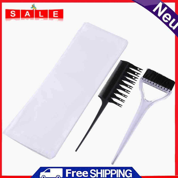 Removable Comb Coloring Brush Dye Paper Hairdressing Set Hair Care Tools