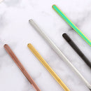 Milk Tea Long Handle Stainless Steel Stirring Scoop Coffee Spoon Square Shovel