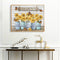 Full Cross Stitch 11CT Cotton Thread DIY Letter Flower Printed Embroidery K