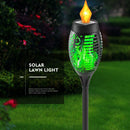 #A 1/2/4/6/8pcs Solar Flame Torch Light Outdoor Waterproof Lighting Decorative L