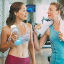 500ml Sports Water Bottle Gradient Frosted Portable Drinking Cup (Blue) Newly
