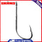 200pcs High Carbon Steel Barbed Fishing Hooks Sea Fishing Bait Holders