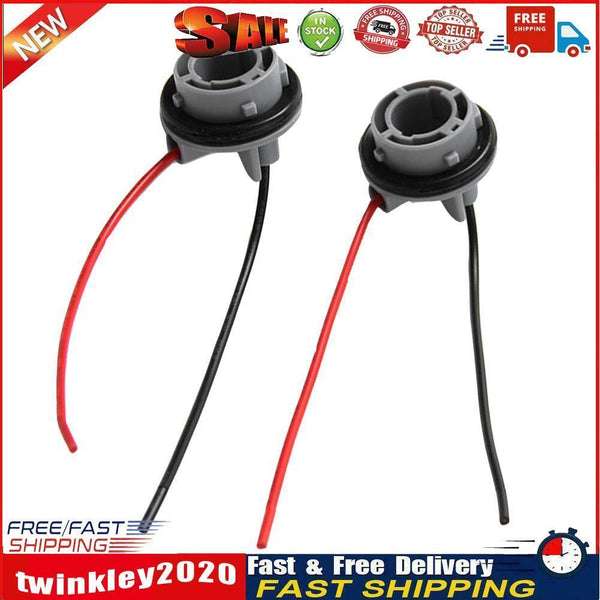 2pcs Car 1156 Bulb Holder Socket Adapter LED Side Light Wiring Connector Newly