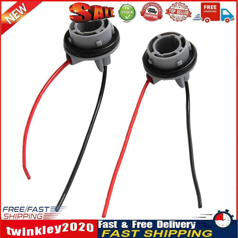2pcs Car 1156 Bulb Holder Socket Adapter LED Side Light Wiring Connector Newly