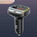 Bluetooth Compatible 5.0 In Car FM Transmitter QC3.0 LED 12V-24V HIFI Musi E6B4