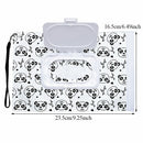 Easy-carry Clamshell Snap-strap Clean Wipes Carrying Case Wipe Bag Container