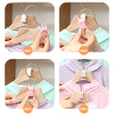 Hanger Connector Hooks 60pcs Plastic Cascading Clothes Hanger Hook in 4 Colors