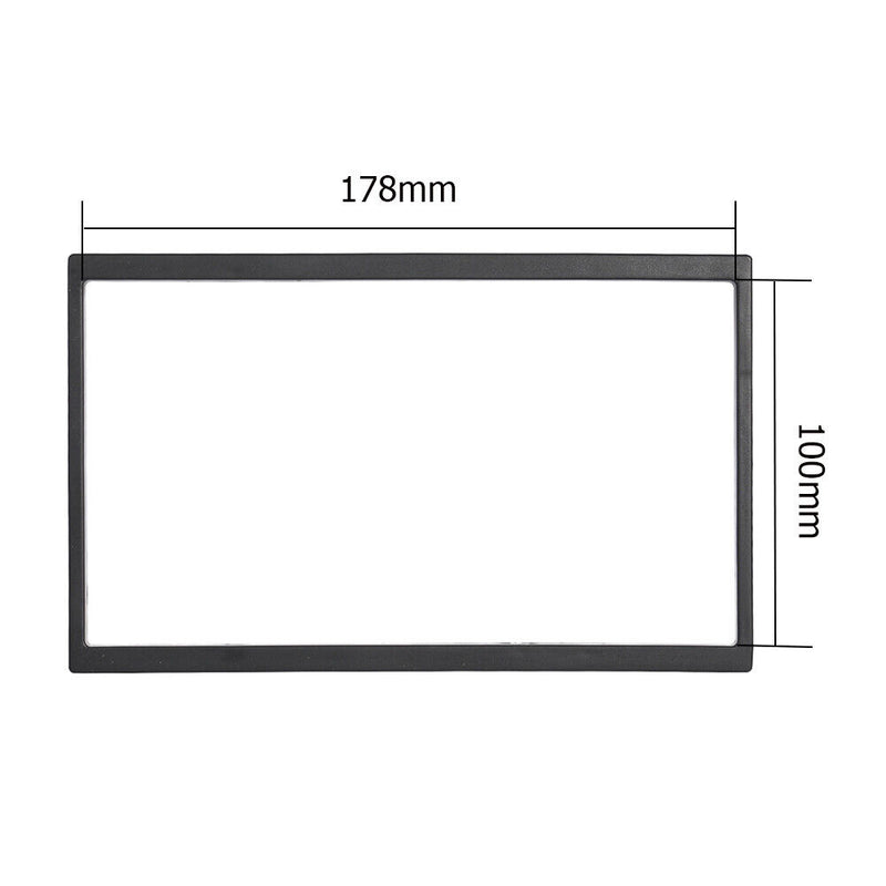Universal 2 Din Frame Car Stereo Radio Fascia Panel DVD Player Trim Kit