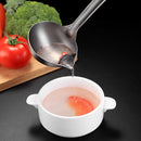 Long Handle Oil Soup Separate Spoon Stainless Steel Oil Filter Scoop Ladle