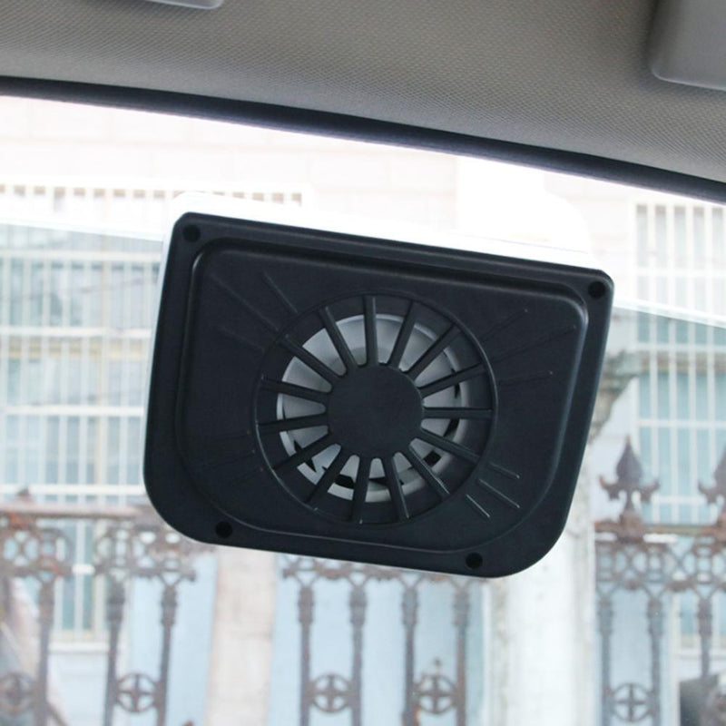 Solar Powered Car Interior Cooler Ventilation System Auto Air Vent Cool Fan