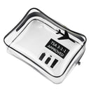 Affeco Unisex TPU Transparent Waterproof Cosmetic Bag Travel Makeup Organizer