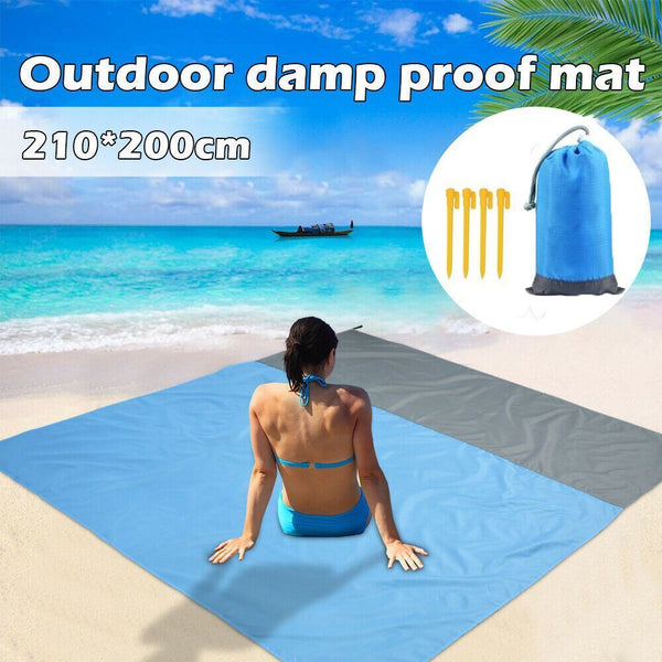 Waterproof Outdoor Travel Camping Mat Beach Mat Rug Picnic Blanket Anti Sand