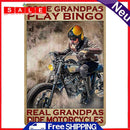 Riding Man Metal Retro Tin Sign Poster Wall Art Plate Home Decor Accessories
