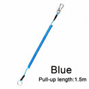 Phone Keychain Portable Fishing Lanyards Security Gear Tool Spring Elastic Rope
