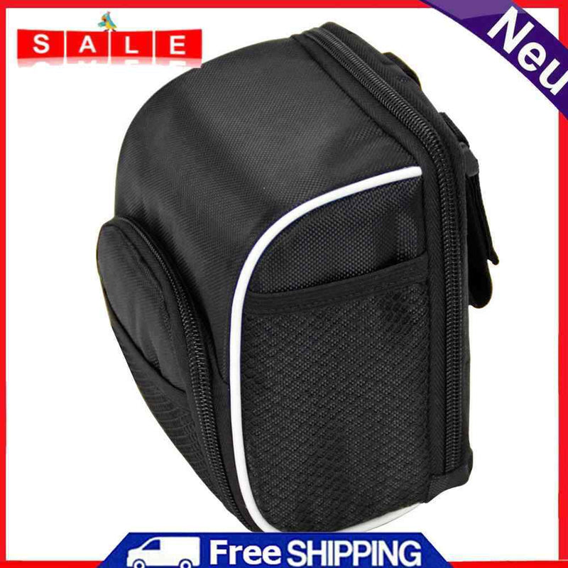 Bike Handlebar Basketball Bag + Rain Cover for MTB Road Bike Electric Scooter 1.5L