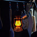 Solar Retro Kerosene Lamp Outdoor Portable Camping Yard Lantern (Copper)