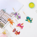 Cartoon Diamond Painting Keychain DIY Special-shaped Drill Key Ring Pendant