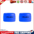 1 Pair RISK Road Bike Handlebar Tape Plugs Bicycle Bar Fixed Ring (Blue)