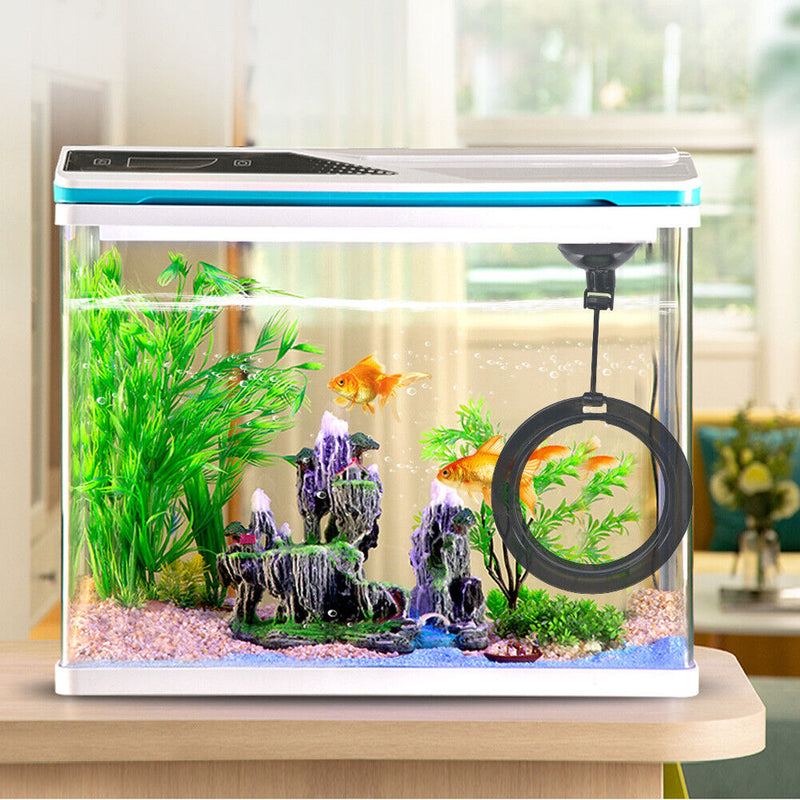 Fish Tank Floating Station Food Tray Aquarium Feeding Ring Buoyancy Suction Cup