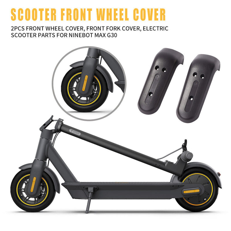2x Electric Scooter Replacement Parts Front Fork Cover Shell for Ninebot MAX G30