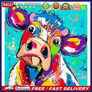 Cow 5D Round Full Drill Diamond Painting ?Embroidery DIY Craft Needlework
