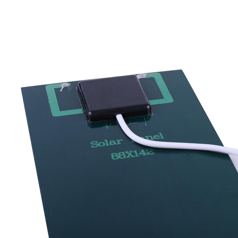 USB Solar Panel Outdoor 5W 5V Polysilicon + Epoxy Travel DIY Solar Charger