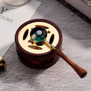 Wax Seal Melting Furnace Stove Pot Kit Sealing Wax Craft Gift for Candle Stamp