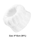 Yoga Running Wristbands for Washing Face SPA Absorbent Sweatband (White) Newly