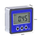 Magnetic Digital Protractor Inclinometer Level Box Angle Finder Box (Blue) Newly