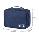 Waterproof Electronics Gadget Storage Bags Travel Data Cable Zipper Bags