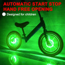 Intelligent Bicycle Wheel Spoke Lights LED Balance Bike Decor Lamp (Green) Newly