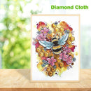 5D DIY Bee Special Shaped Diamond Painting Cross Stitch Mosaic Kits Wall Ar