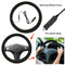Car Heated Steer Wheel Cover Electric Heating 10W Hand Warmer Cover (Black)