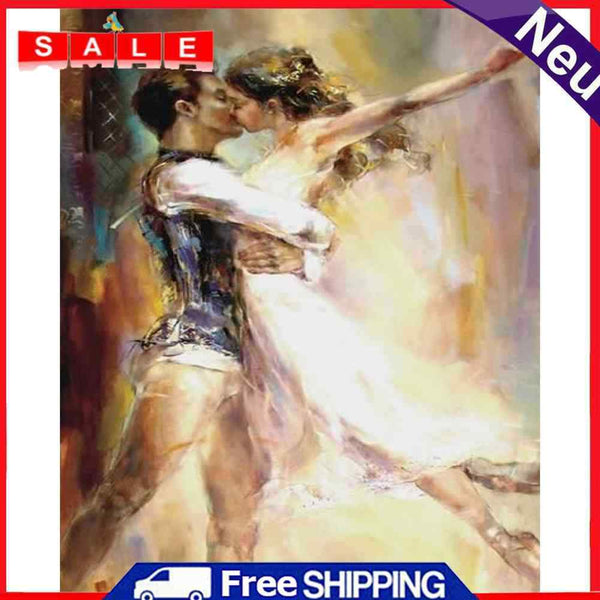 Dancing Couple Oil Paint By Numbers Wall Art Posters Picture Craft Home Decor