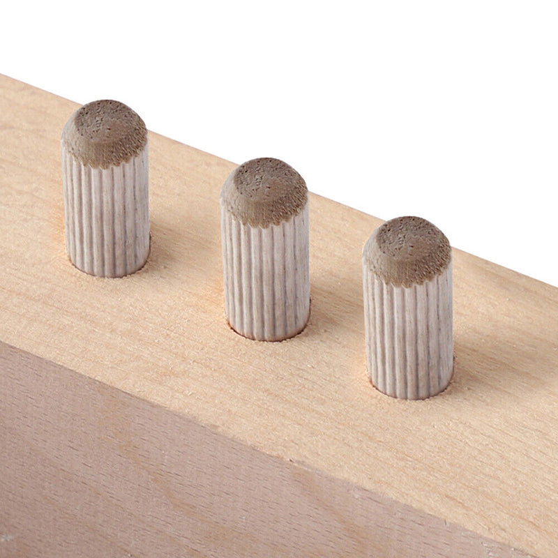 100pcs Wooden Dowel Cabinet Drawer Round Raft Cork Dowel Pins Furniture Fitting