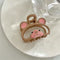 Women Bear Cherry Hair Clips Hair Claws Sweet Headwears Geometric Hairpins